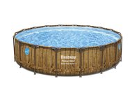 Lay-Z-Spa Bestway 56977 - 23062 L - Piscina con bordi - Scala - Marrone - 100,7 kg