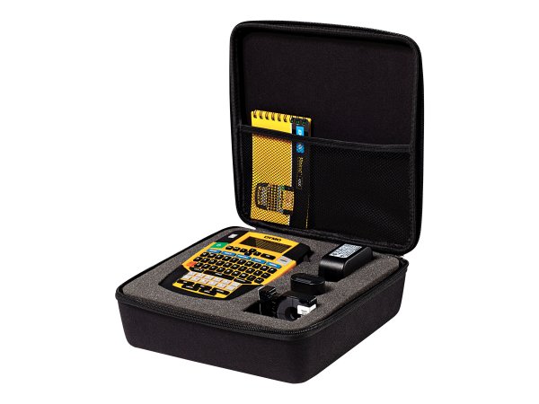 Dymo Rhino etichettatrice industriale multiuso kit con custodia | Tastiera QWERTY | Giallo - QWERTY