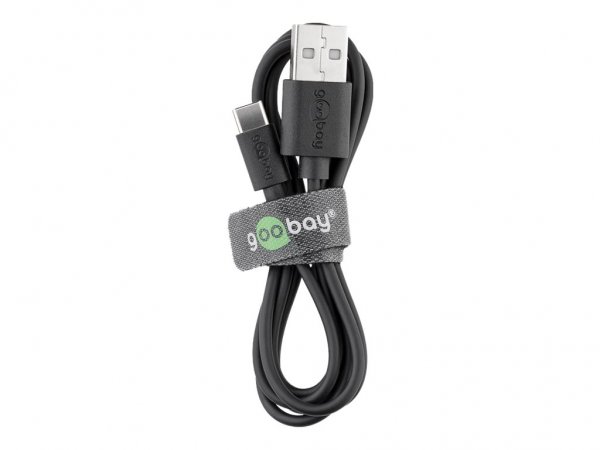 Goobay 59118 USB A C männlich Schwarz Kabel - Cavo - Digitale/dati