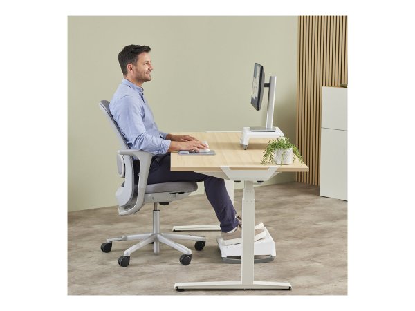 Fellowes Breyta Mauspad grau mit Handgelenkauflage