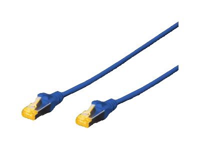 DIGITUS Cavo patch CAT 6A S/FTP - 2 m - Cat6a - S/FTP (S-STP) - RJ-45 - RJ-45 - Blu
