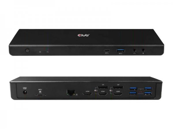Club 3D CSV-1562 - Docking - USB 3.2 Gen 1 (3.1 Gen 1) Type-C - 3,5 mm - USB tipo A - USB tipo-C - N