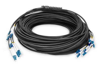 DIGITUS Vorkonfektionierte Glasfaser Universal Breakout Kabel Singlemode OS2 8... - Cavo - Rete