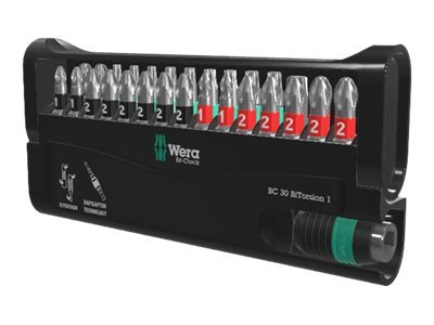 Wera 05057430001 - 30 pezzo(i) - Phillips - Viti a croce - Torcia - 1 x 1/4"x50 2 x PH 1x25 5 x PH 2