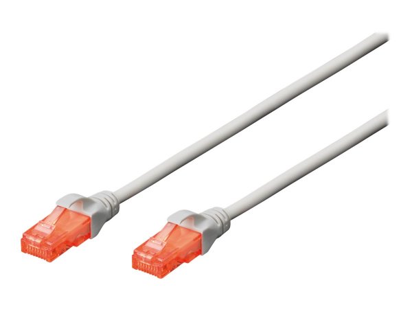 DIGITUS Cavo patch CAT 6 U/UTP - 10 m - Cat6 - U/UTP (UTP) - RJ-45 - RJ-45 - Grigio