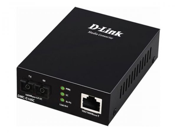 D-Link DMC-G10SC - Medienkonverter SC Duplex - Converter - Vetroresina (lwl)