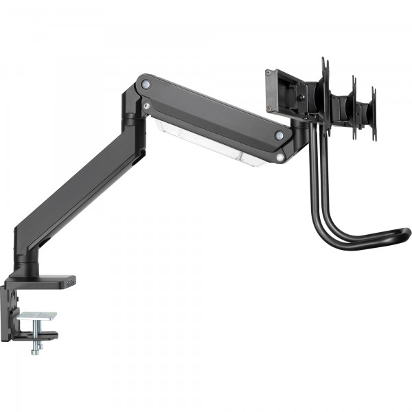 InLine supporto da tavolo con lift+USB 3.2 - per 3 monitor fino a 69cm (27")