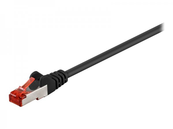Goobay 95488 - 10 m - Cat6 - S/FTP (S-STP) - RJ-45 - RJ-45 - Nero