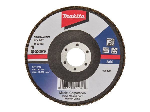 Makita Schleifscheibe - für Holz Metall Kunststoff nicht eisenhaltiges Metall - 125 mm