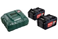 Metabo 685050000 - Set batteria e caricabatterie - Ioni di Litio - 4 Ah - 18 V - Metabo - 2 pz