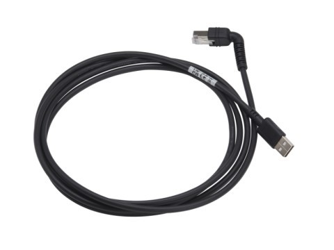 Zebra DS55 USB Cable 7ft. w/Right Angle Conne