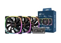 MONTECH AX120 PWM 120x120x25 schwarz 3er Pack 120 mm - Case fan - 1600 rpm