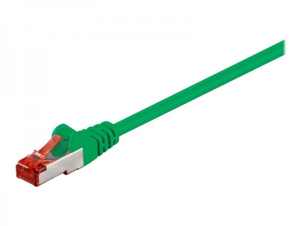 Goobay CAT 6 Patchkabel S/FTP PiMF Gruen - Cavo - Rete