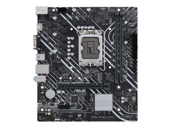 ASUS PRIME H610M-K D4 ARGB, Intel, LGA 1700, Intel® Celeron®, Intel® Pentium® Gold, Intel® Core™ i3,