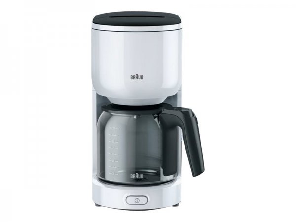 Braun KF 3120 WH - Macchina da caffè con filtro - Caffè macinato - 1000 W - Bianco
