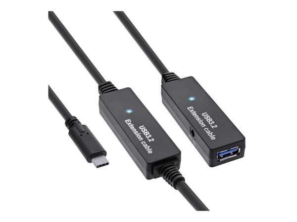InLine Estensione attiva USB 3.2 Gen.1 - da spina USB-C a presa USB-A - 15m