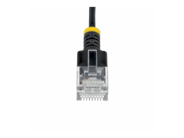 StarTech.com Black Ultra Slim CAT6a Cable - Cavo - Rete