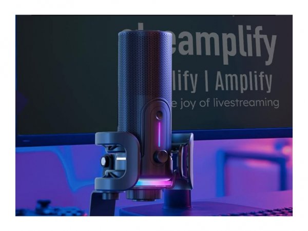Streamplify MIC PRO USB-Mikrofon RGB - schwarz