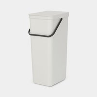 Brabantia Sort & Go - 40 L - Rettangolare - Plastica - Grigio chiaro - Manuale - Belgio