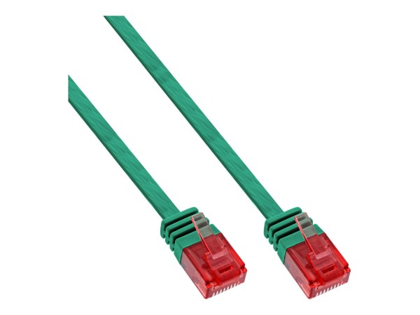 InLine Cavo patch Lan Slim - U/UTP - Cat.6 - verde - 1,5m