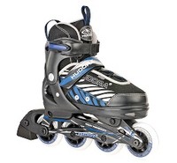 Hudora Kinderinliner Leon Gr. 33-36 schwarz/blau