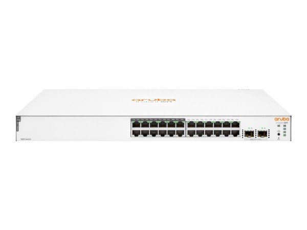 HPE Networking Aruba Instant On 1830 24G 12p Class4 PoE 2SFP 195W - Gestito - L2 - Gigabit Ethernet