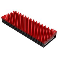 Jonsbo M.2-3 RED - Dissipatore di calore/Radiatore - Nero - Rosso