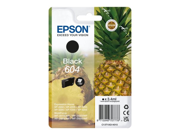 Epson 604 Schwarz - Originale - Cartuccia di inchiostro
