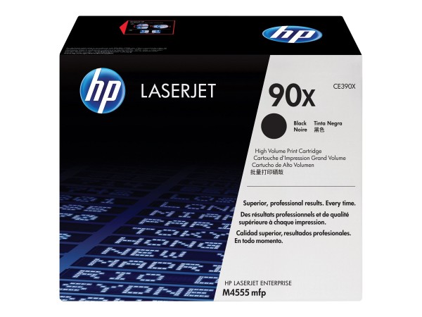 HP 90X - Hohe Ergiebigkeit - Schwarz - Original - LaserJet - Tonerpatrone (CE390X)