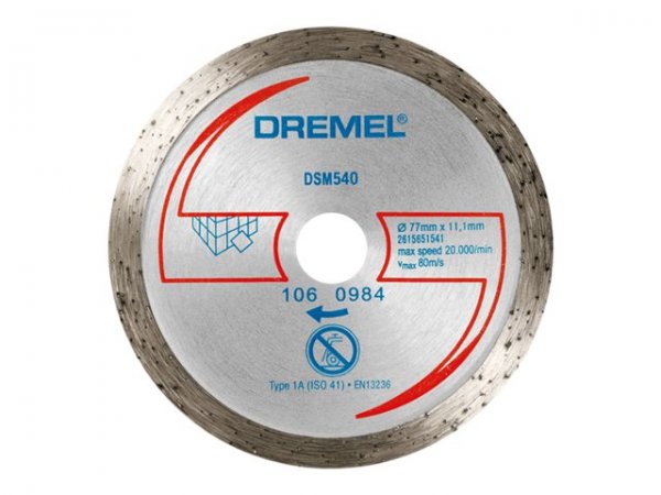 Dremel DSM540 2615S540JB Diamanttrennscheibe 77 mm 1 St.