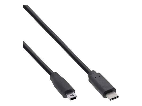 InLine Cavo USB 2.0 Mini - Cm/ B M - nero - 3A@1m - 0,5A@5m - 1,5m