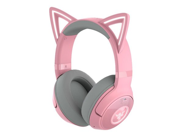 Razer Kraken Kitty V2 - Quartz ed. Cuffia Bluetooth Rosa - Wireless - Giocare - 20 - 20000 Hz - 350