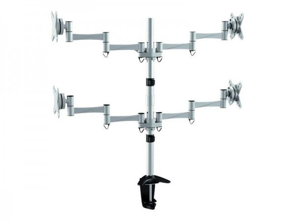 Neomounts wall mounted sit-stand workstation Screen Keyboard &