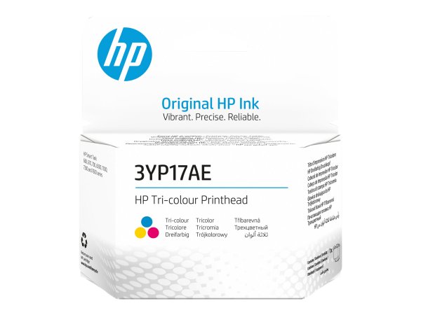 HP Testina di stampa in tricromia Ink Tank - Ciano - Magenta - Giallo - Inchiostro colorato - 1 pz -