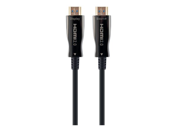 Gembird CCBP-HDMI-AOC-20M-02 - 20 m - HDMI tipo A (Standard) - HDMI tipo A (Standard) - Nero