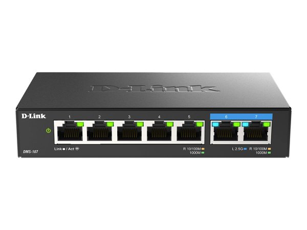 D-Link DMS-107/E - Non gestito - Gigabit Ethernet (10/100/1000)
