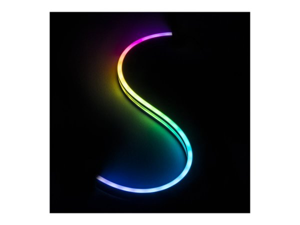 SilverStone LS04 ARGB LED-Streifen 2er-Pack - weiß