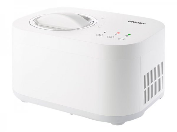 UNOLD 48820 - Gelatiera compressore - 1 L - 1 ciotole - Bianco - 30 min - 1,15 m