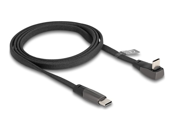 Delock USB 2.0 Kabel Type-C St> gewinkelt - Cavo - Digitale/dati