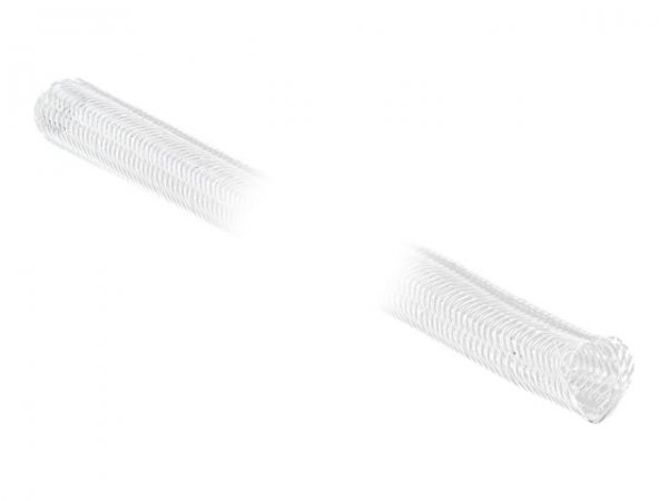 Delock Manicotto intrecciato con gancio e anello di fissaggio da 5 m x 19 mm bianco - Bianco - Polie