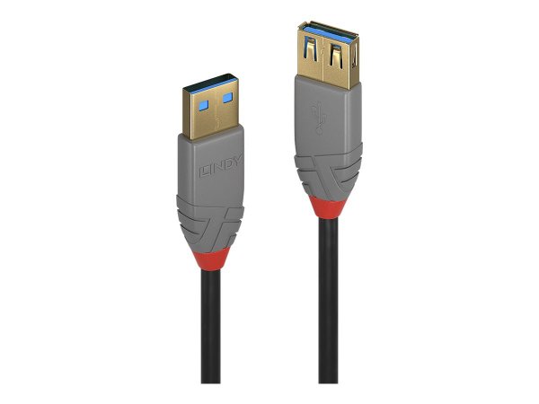 Lindy Prolunga USB 3.2 Tipo A - Anthra Line - 1m - 1 m - USB A - USB A - USB 3.2 Gen 1 (3.1 Gen 1) -