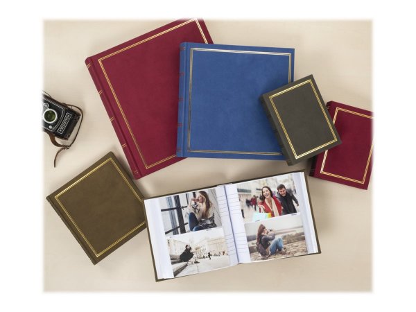 Hama London - Marrone - Poliuretano - 80 fogli - Rilegatura all'inglese - 10 x 15 - 300 mm