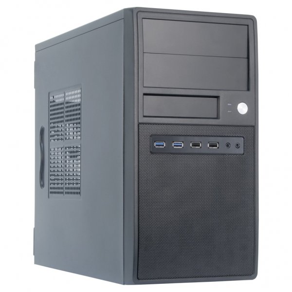 Chieftec CT-04B-350GPB - PC - Nero - micro ATX - Mini-ITX - SECC - 14 cm - 34 cm