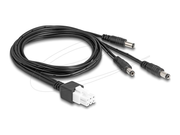 Delock Kabel Mini-Fit Stecker zu 3 x DC 5.5 - Cavo - Digitale/dati