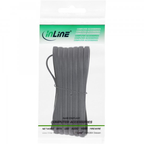 InLine Cavo prolunga modulare telefonico - maschio-femmina - RJ12 - 2m