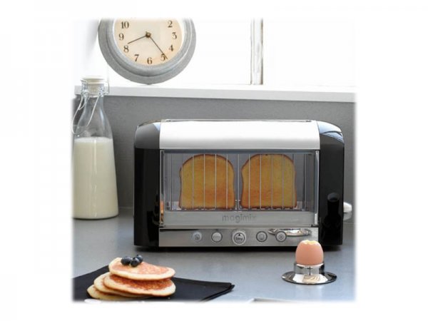 Magimix Vision - 2 fetta/e - Nero - Acciaio inossidabile - Alluminio - Vetro - Acciaio inossidabile