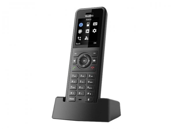 Yealink W57R - IP Phone - Nero - Cornetta wireless - Scrivania - Resistente alle cadute - Antipolver