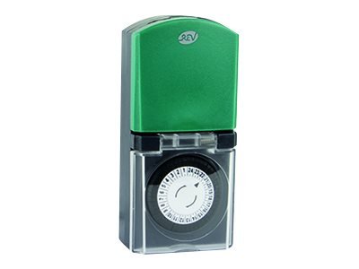 REV Ritter REV 0025710603 - Timer quotidiano - Nero - Verde - Manopola - 1 giorno(i) - IP44 - 230 V