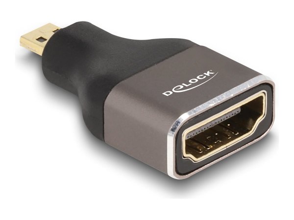 Delock 60079 - Adapter HDMI D Stecker> A Buchse 8K 60 Hz - Adattatore - Digitale/display/video