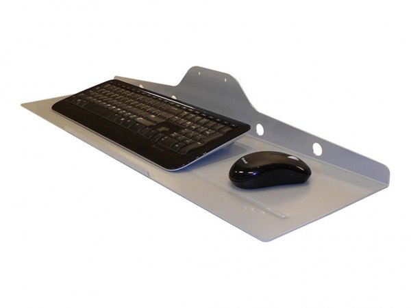 Neomounts KEYB-V100 Portatastiera e portamouse - larg. 75 cm - 10 kg - Acciaio - Argento